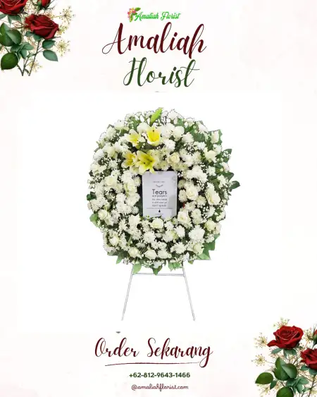 Krans Bunga Duka Plana