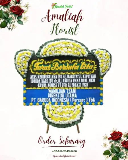 Papan Bunga Duka Plana